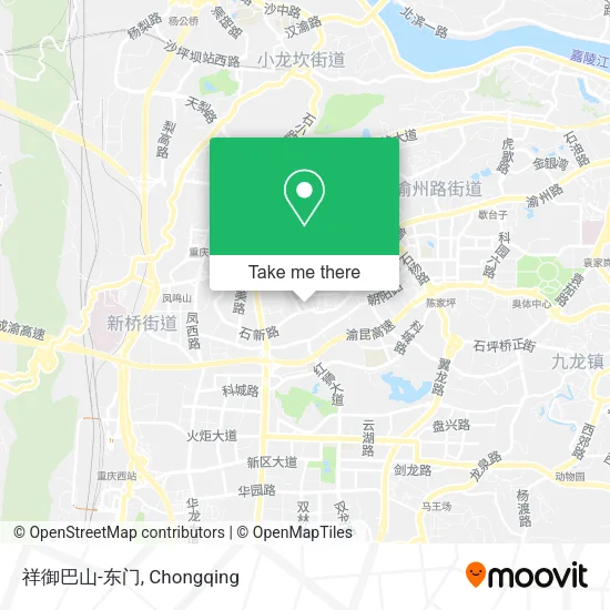 祥御巴山-东门 map