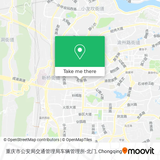 重庆市公安局交通管理局车辆管理所-北门 map