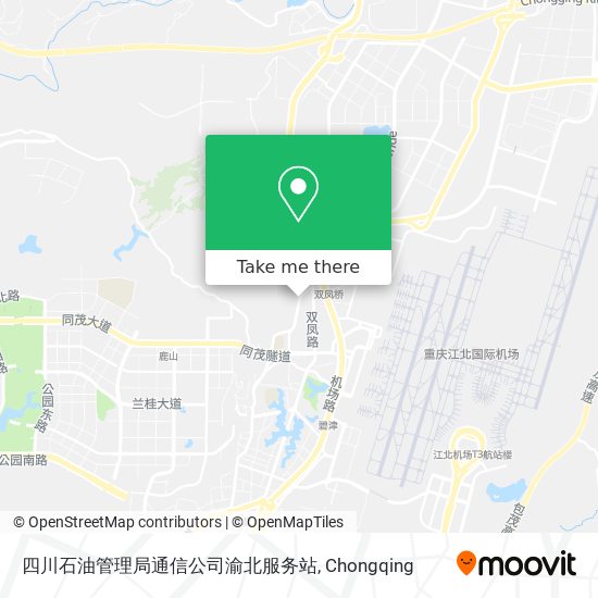 四川石油管理局通信公司渝北服务站 map