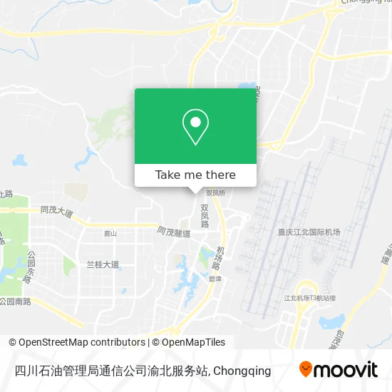 四川石油管理局通信公司渝北服务站 map