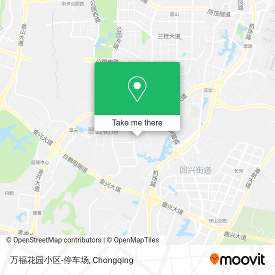 万福花园小区-停车场 map