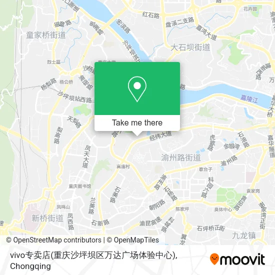 vivo专卖店(重庆沙坪坝区万达广场体验中心) map