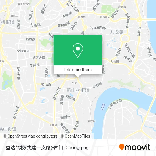 益达驾校(共建一支路)-西门 map