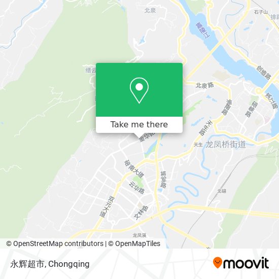 永辉超市 map