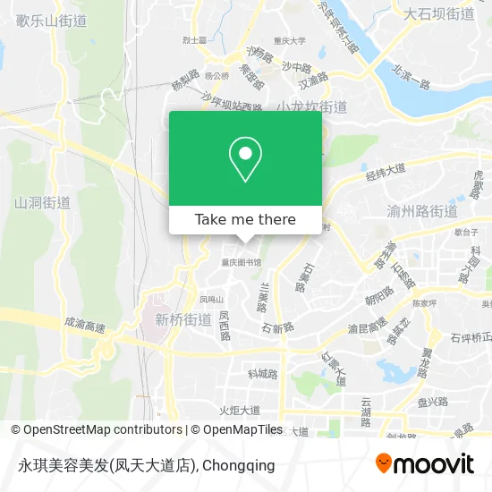 永琪美容美发(凤天大道店) map