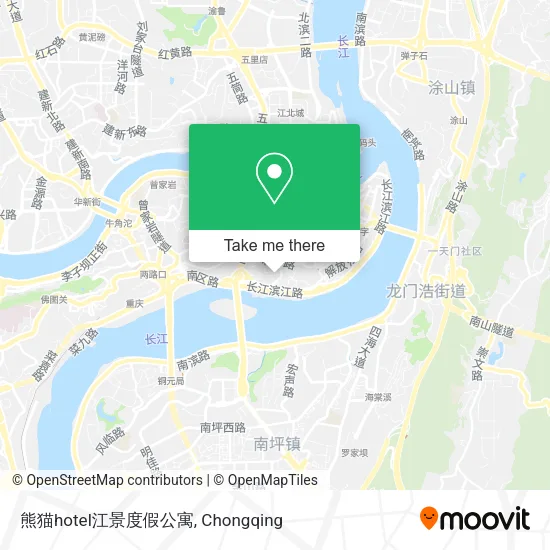 熊猫hotel江景度假公寓 map