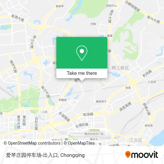 爱琴庄园停车场-出入口 map