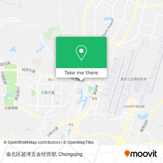 渝北区超泽五金经营部 map