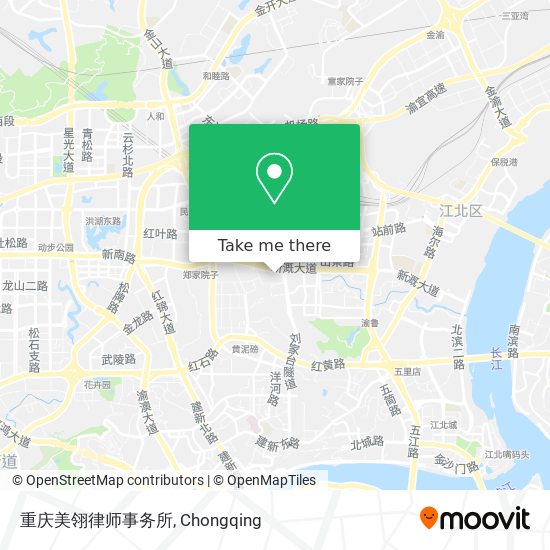 重庆美翎律师事务所 map