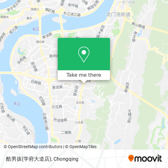 酷男孩(学府大道店) map