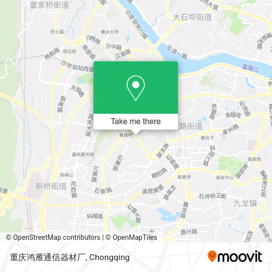 重庆鸿雁通信器材厂 map