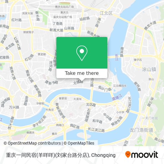 重庆一间民宿(羊咩咩)(刘家台路分店) map