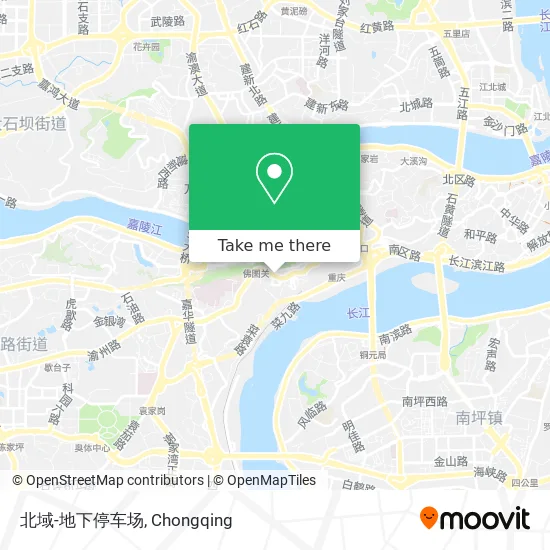 北域-地下停车场 map