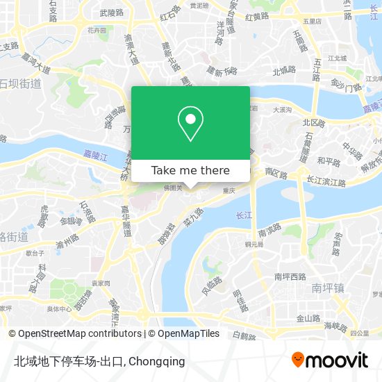 北域地下停车场-出口 map