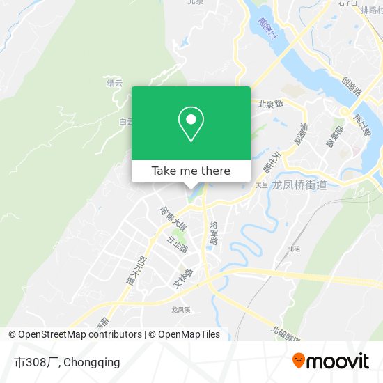 市308厂 map