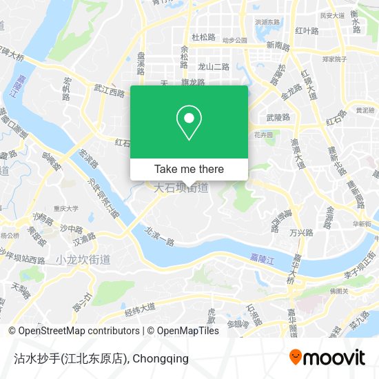 沾水抄手(江北东原店) map