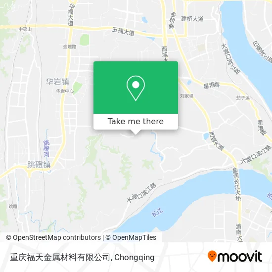 重庆福天金属材料有限公司 map