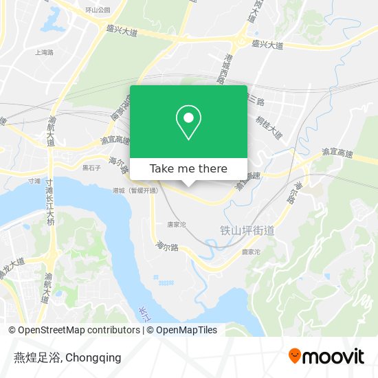 燕煌足浴 map