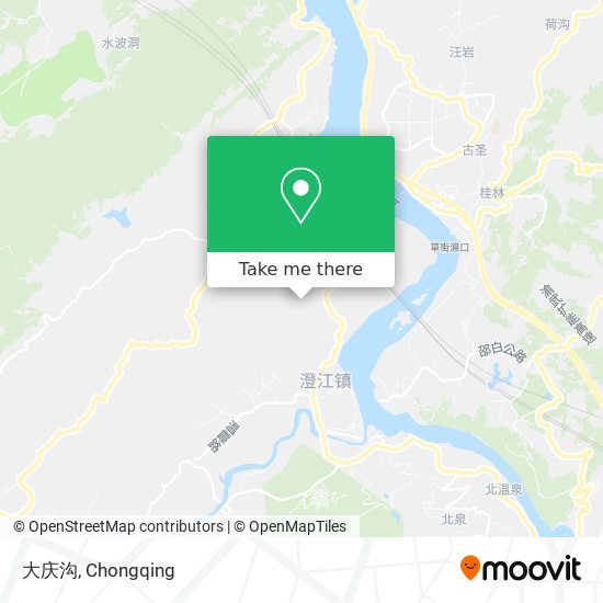 大庆沟 map