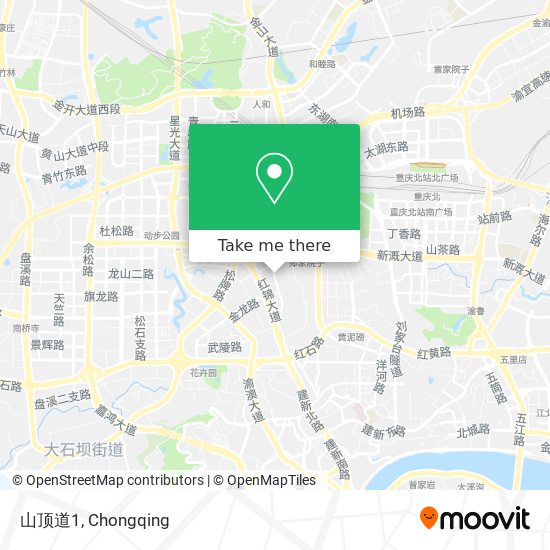 山顶道1 map