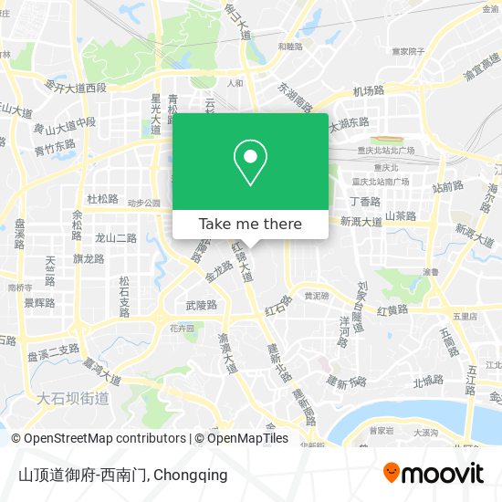 山顶道御府-西南门 map