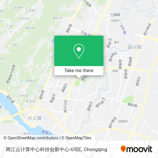 两江云计算中心科技创新中心-G5区 map