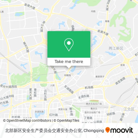 北部新区安全生产委员会交通安全办公室 map