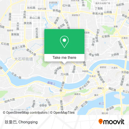 鼓曼巴 map