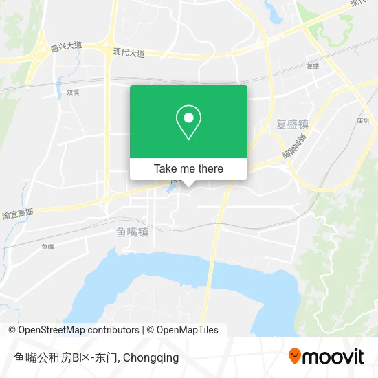 鱼嘴公租房B区-东门 map