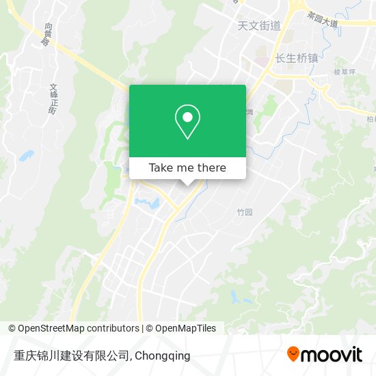 重庆锦川建设有限公司 map