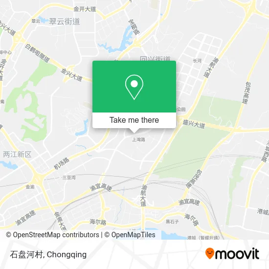 石盘河村 map