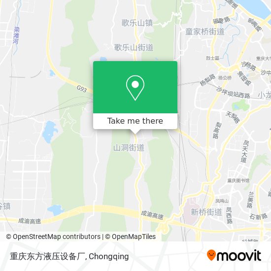 重庆东方液压设备厂 map