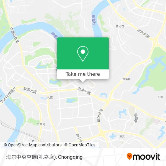 海尔中央空调(礼嘉店) map