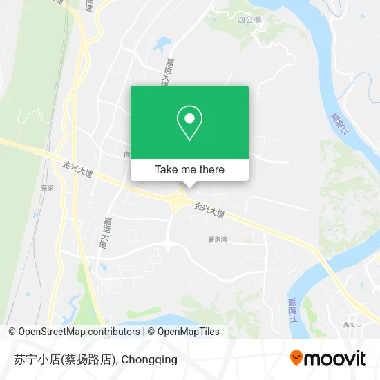 苏宁小店(蔡扬路店) map