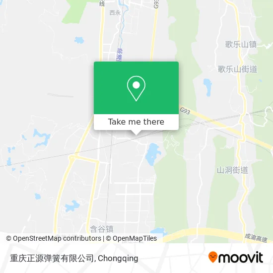 重庆正源弹簧有限公司 map