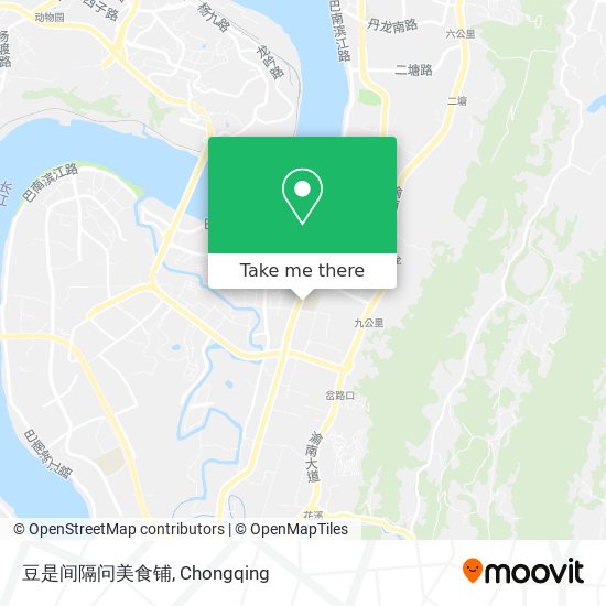 豆是间隔问美食铺 map
