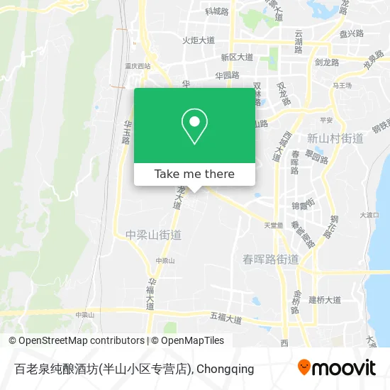 百老泉纯酿酒坊(半山小区专营店) map