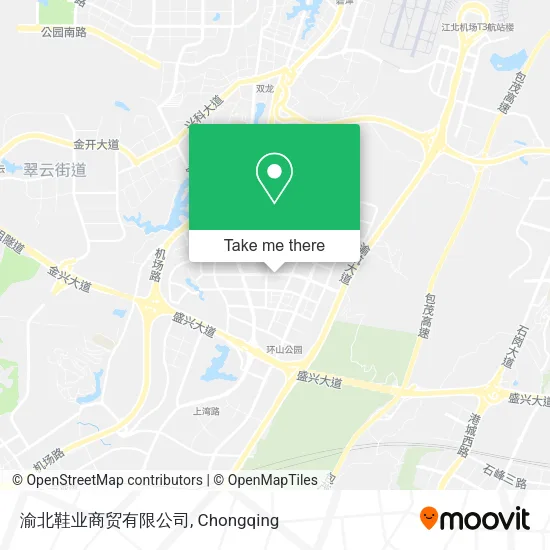 渝北鞋业商贸有限公司 map