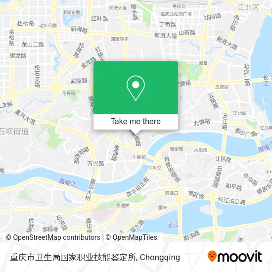 重庆市卫生局国家职业技能鉴定所 map
