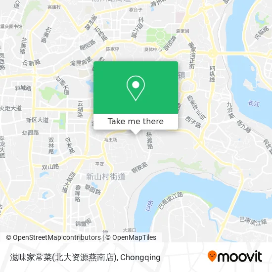 滋味家常菜(北大资源燕南店) map
