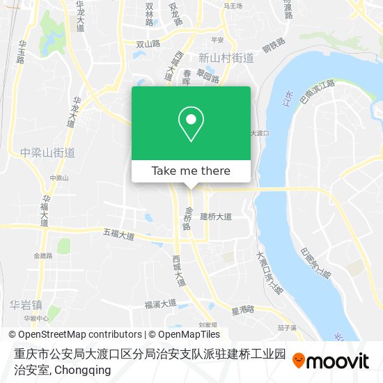 重庆市公安局大渡口区分局治安支队派驻建桥工业园治安室 map