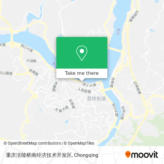 重庆涪陵桥南经济技术开发区 map