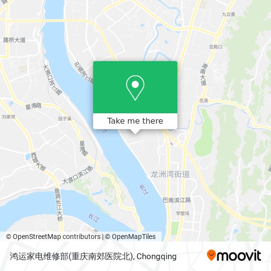 鸿运家电维修部(重庆南郊医院北) map