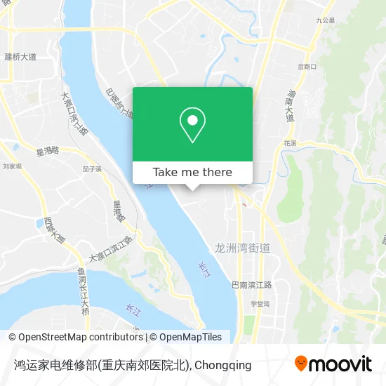鸿运家电维修部(重庆南郊医院北) map