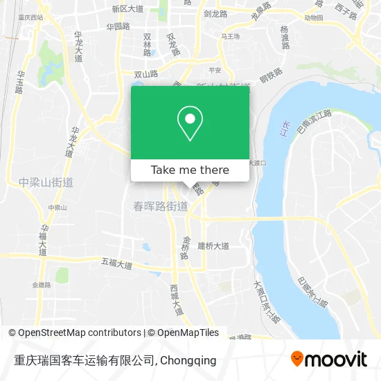 重庆瑞国客车运输有限公司 map