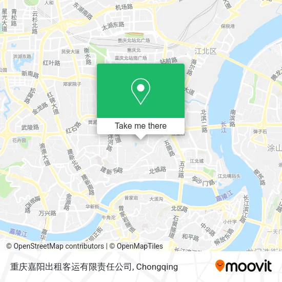 重庆嘉阳出租客运有限责任公司 map