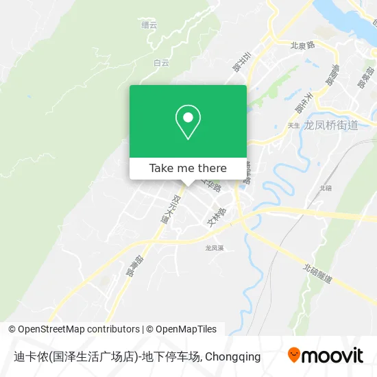 迪卡侬(国泽生活广场店)-地下停车场 map