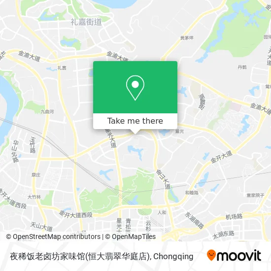 夜稀饭老卤坊家味馆(恒大翡翠华庭店) map