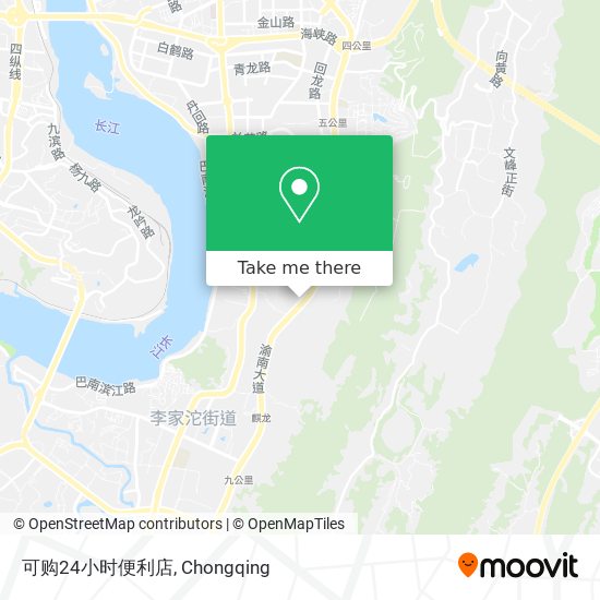 可购24小时便利店 map