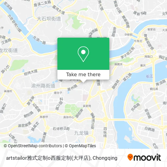 artstailor雅式定制o西服定制(大坪店) map